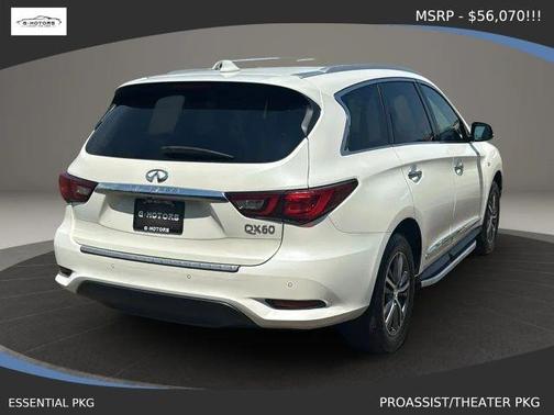 Majestic White 2019 INFINITI QX60 Luxe