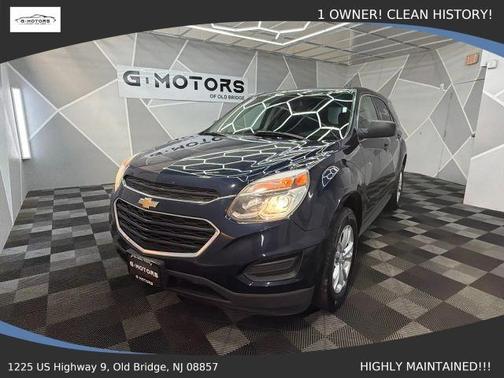 Blue 2017 Chevrolet Equinox LS