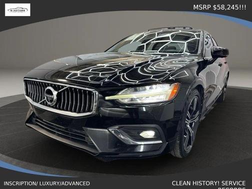 Black 2019 Volvo S60 T6 Inscription