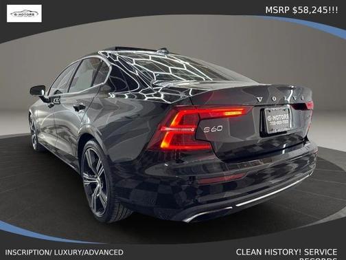 Black 2019 Volvo S60 T6 Inscription
