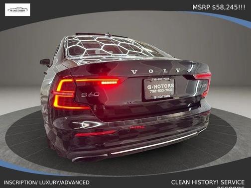 Black 2019 Volvo S60 T6 Inscription