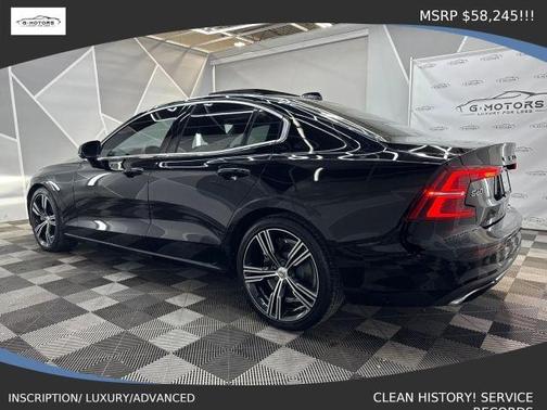 Black 2019 Volvo S60 T6 Inscription
