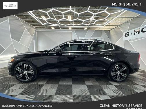 Black 2019 Volvo S60 T6 Inscription