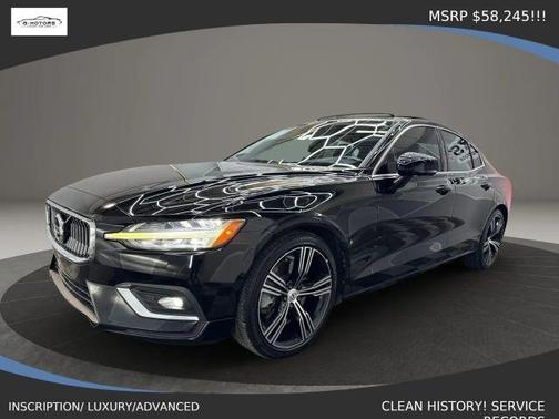 Black 2019 Volvo S60 T6 Inscription