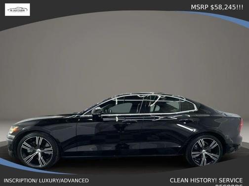 Black 2019 Volvo S60 T6 Inscription