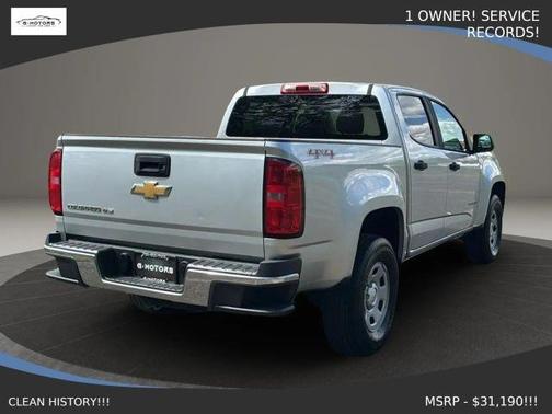 Silver 2017 Chevrolet Colorado WT