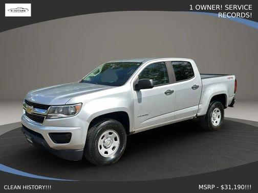 Silver 2017 Chevrolet Colorado WT