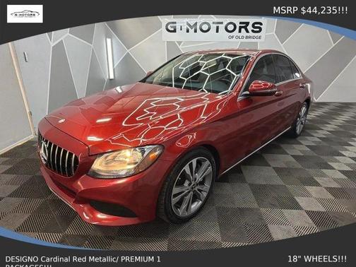 Red 2017 Mercedes-Benz C-Class C 300