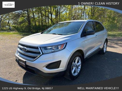 Silver 2018 Ford Edge SE