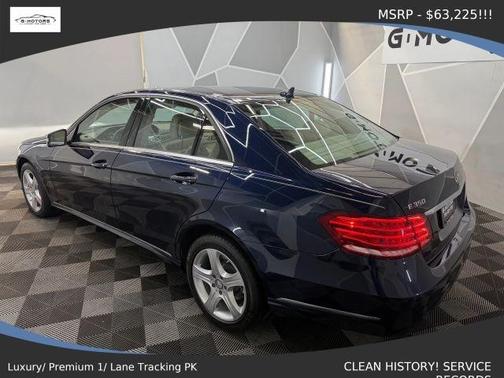 Blue 2016 Mercedes-Benz E-Class E 350 4MATIC