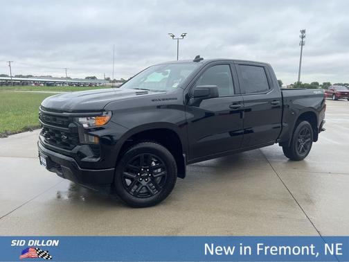 Black 2026 Chevrolet Silverado 1500 Custom