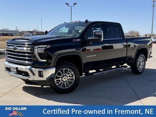 Black 2025 Chevrolet Silverado 2500 LTZ