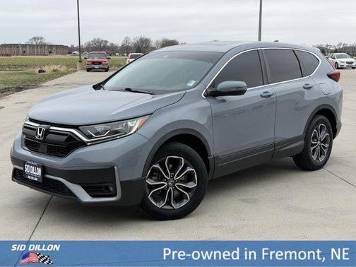 Gray 2021 Honda CR-V AWD EX-L