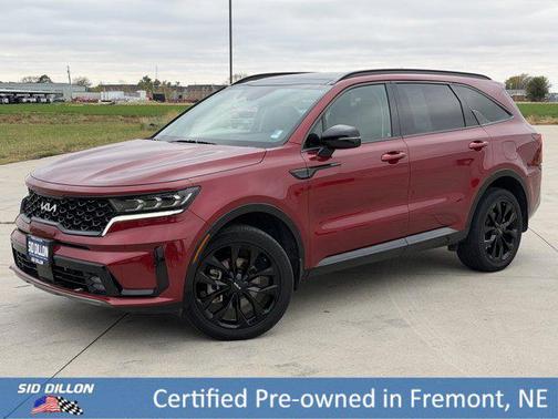 Passion Red 2023 Kia Sorento SX