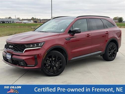 Passion Red 2023 Kia Sorento SX