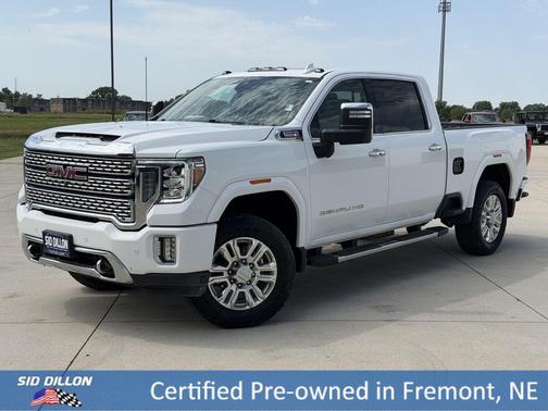 Summit White 2022 GMC Sierra 2500 Denali Truck