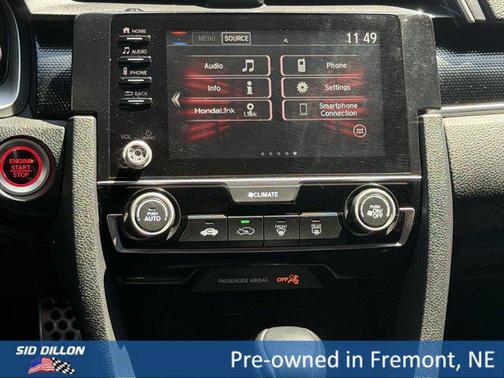 Lunar Silver Metallic 2020 Honda Civic Sport