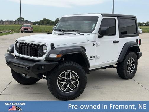 Bright White Clearcoat 2024 Jeep Wrangler Sport S