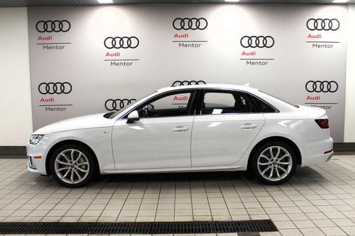 Glacier White Metallic 2019 Audi A4 2.0T Premium Plus