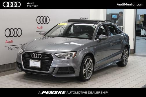 Monsoon Gray Metallic 2018 Audi A3 2.0T Premium