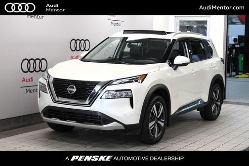 White 2023 Nissan Rogue Platinum