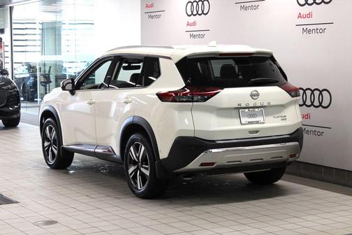 White 2023 Nissan Rogue Platinum