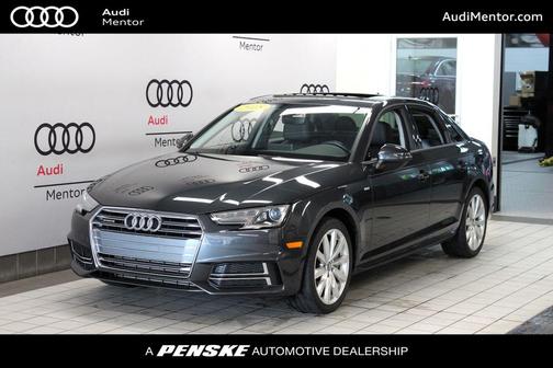 Manhattan Gray Metallic 2018 Audi A4 2.0T Tech Premium