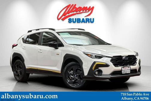 Crystal White Pearl 2025 Subaru Crosstrek Sport