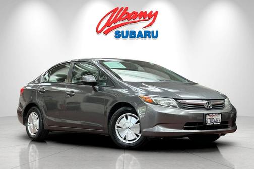 Alabaster Silver Metallic 2012 Honda Civic HF
