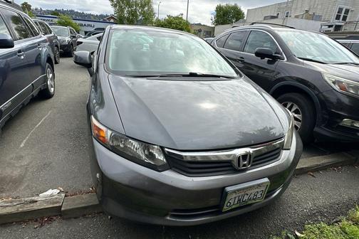 Alabaster Silver Metallic 2012 Honda Civic HF