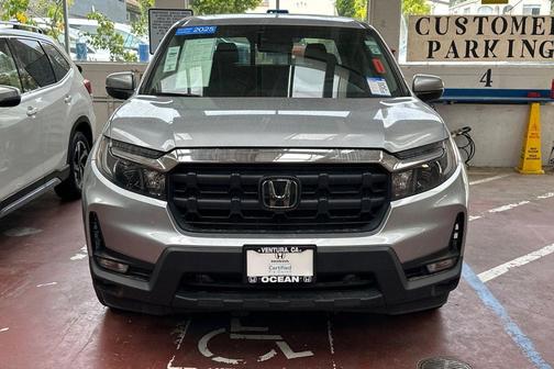Solar Silver Metallic 2025 Honda Ridgeline RTL