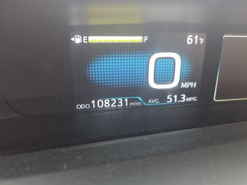 Magnetic Gray Metallic 2017 Toyota Prius Two