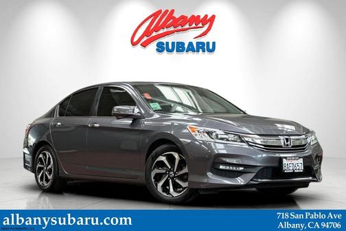 Gray 2017 Honda Accord EX-L