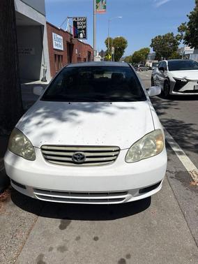 Super White 2003 Toyota Corolla CE