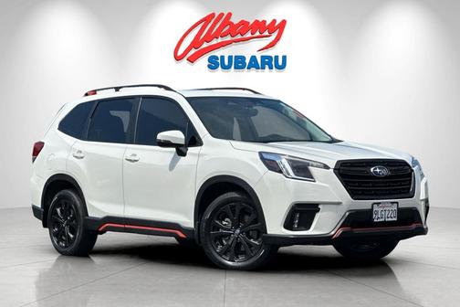 Crystal White Pearl 2024 Subaru Forester Sport