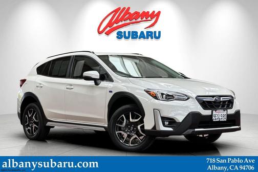 Crystal White Pearl 2023 Subaru Crosstrek Hybrid Base