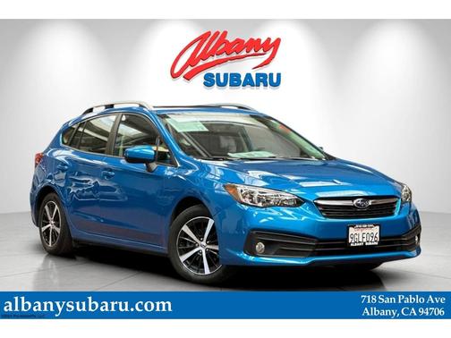 Blue 2023 Subaru Impreza Premium