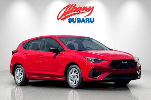 Pure Red 2025 Subaru Impreza Base