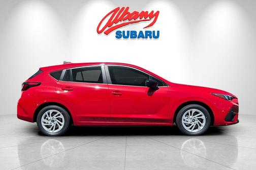 Pure Red 2025 Subaru Impreza Base