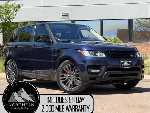 Blue 2017 Land Rover Range Rover Sport 5.0L Supercharged Dynamic