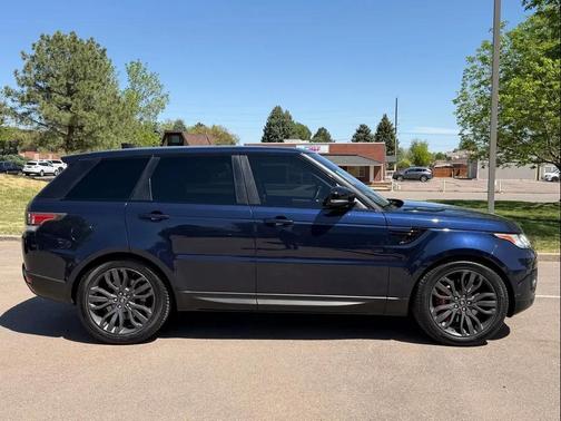 Blue 2017 Land Rover Range Rover Sport 5.0L Supercharged Dynamic