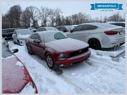 Red 2005 Ford Mustang Deluxe Coupe