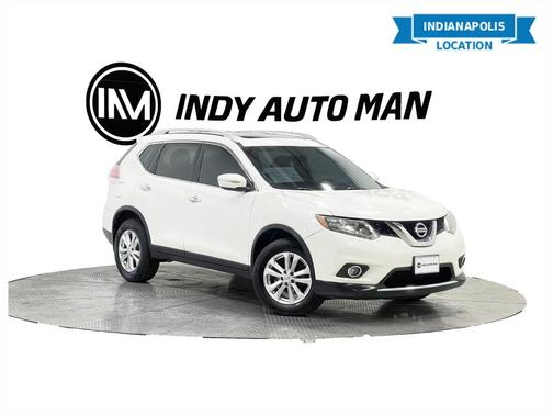 Moonlight White 2015 Nissan Rogue SV SUV