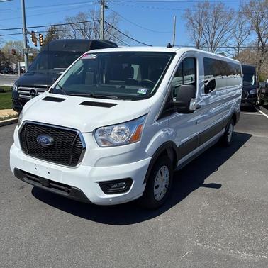 Oxford White 2022 Ford Transit-350 XLT