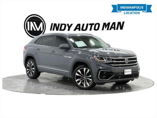 Pure Gray 2021 Volkswagen Atlas Cross Sport 3.6L V6 SE w/Technology R-Line SUV