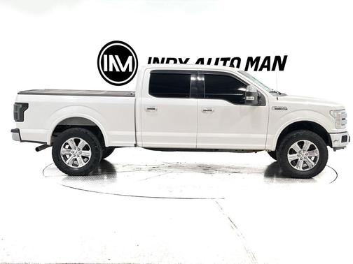 White Platinum Tri-Coat Metallic 2019 Ford F-150 Lariat