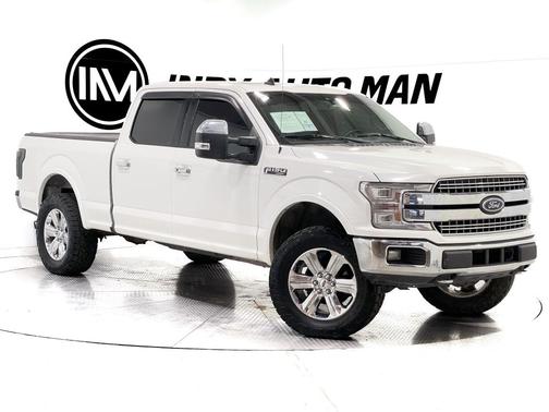 White Platinum Tri-Coat Metallic 2019 Ford F-150 Lariat