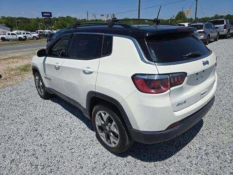 White Clearcoat 2019 Jeep Compass Limited
