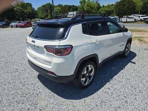 White Clearcoat 2019 Jeep Compass Limited
