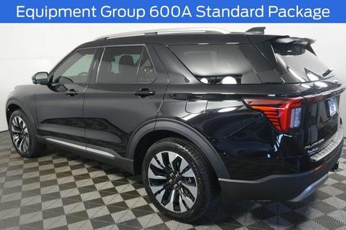 Agate Black Metallic 2026 Ford Explorer Platinum